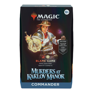 Magic: The Gathering - Murders at Karlov Manor Commander Deck  (BLAME GAME)