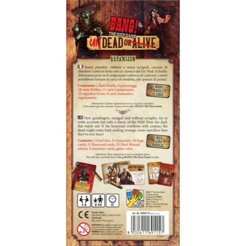 BANG! The Dice Game: Undead or Alive Expansion