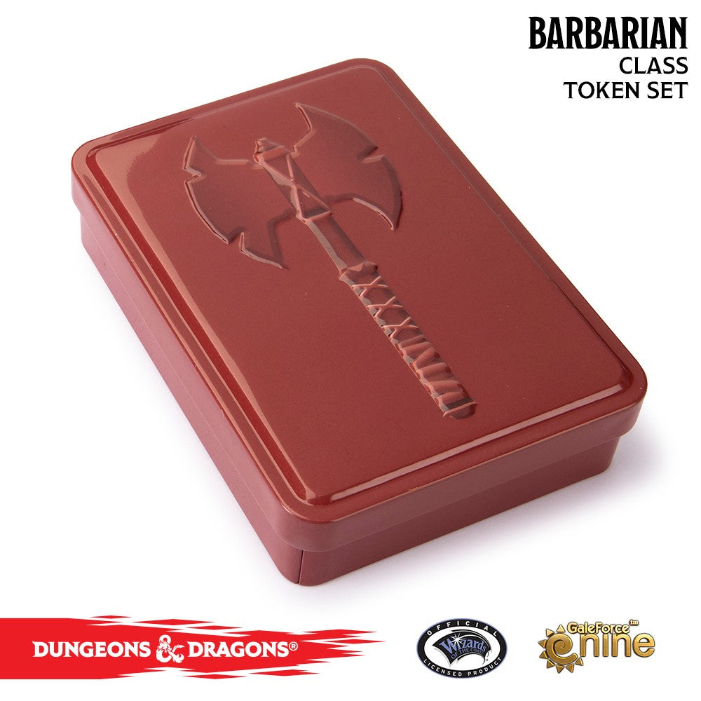 D&D Spellcard Tins - Barbarian Token Set