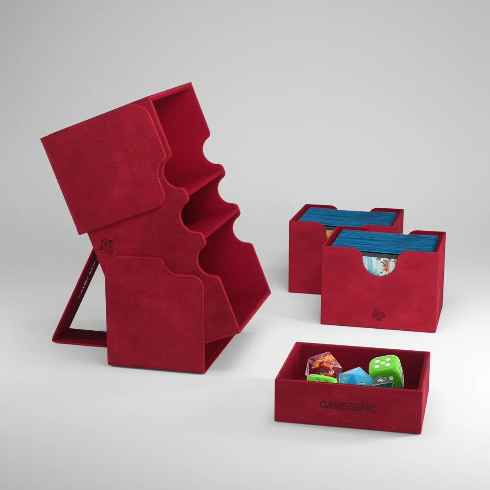 GameGenic - Stronghold Deck Box 200+ XL (Red)