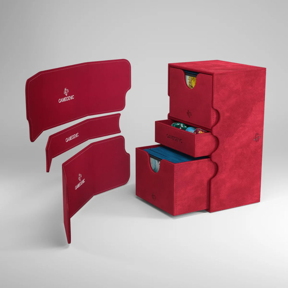 GameGenic - Stronghold Deck Box 200+ XL (Red)