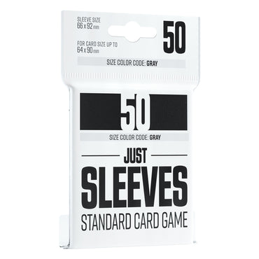 Just Sleeves - Standard Sleeves: Black (50)