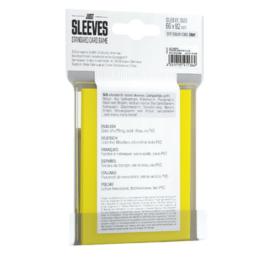 Just Sleeves - Standard Sleeves: Yellow (50)