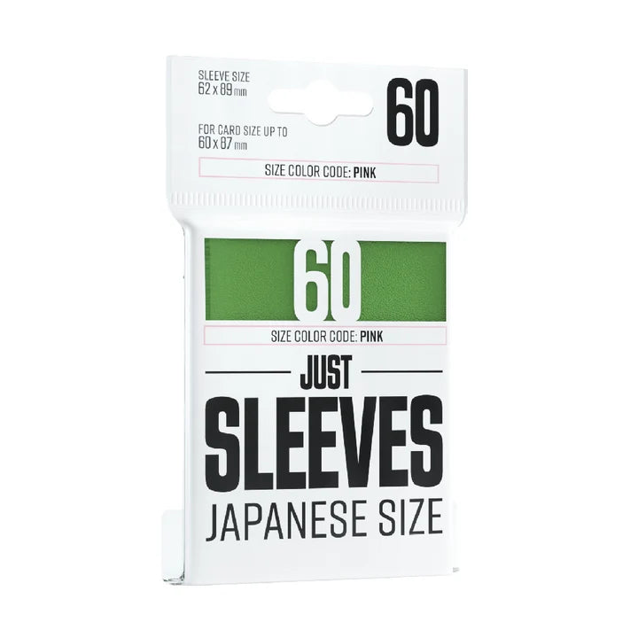 Just Sleeves - Japanese Sleeves 62 x 89 mm 60 (Green)