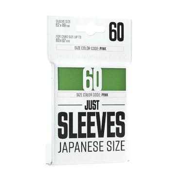 Just Sleeves - Japanese Sleeves 62 x 89 mm 60 (Green)