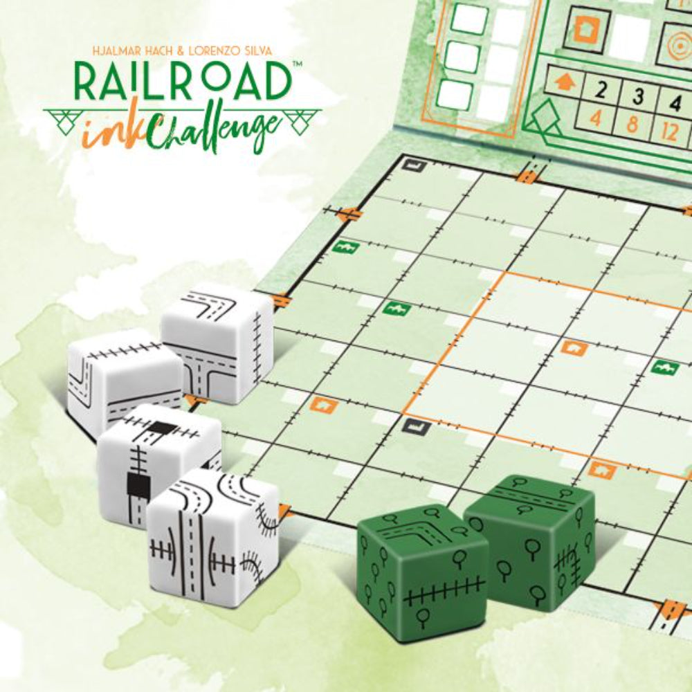 Railroad Ink Challenge: Lush Green Edition