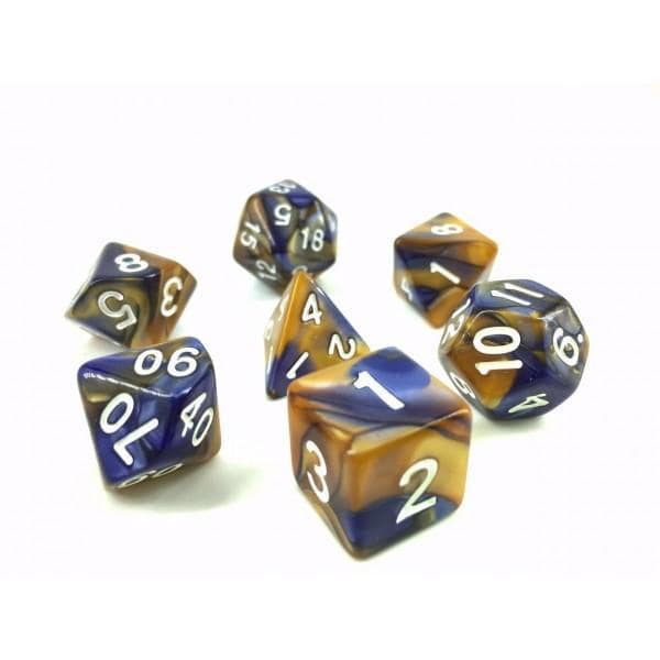 Battleground polyhedral dice sets blended