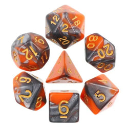 Battleground polyhedral dice sets blended