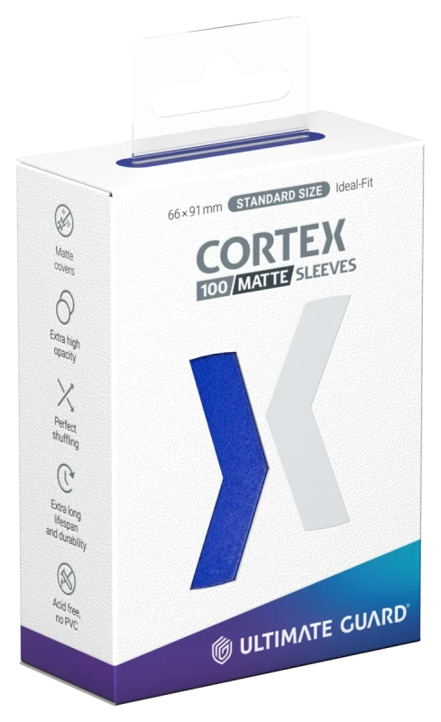 Ultimate Guard Cortex Sleeves Standard - Matte Blue (100)