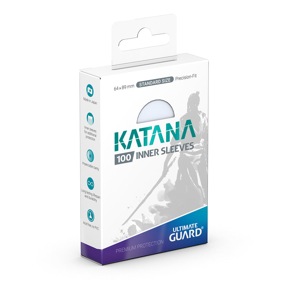 Katana Inner Sleeves Std. Size Clear (100)