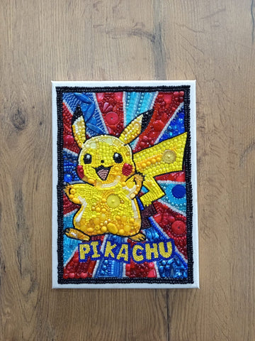 Pikachu Bead Portrait