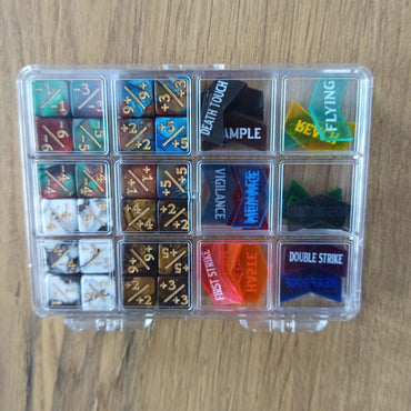 MTG Dice Counters and Ability Token Set (12mm x 12mm)