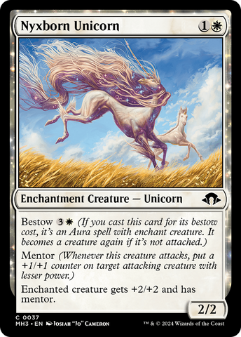 Nyxborn Unicorn [Modern Horizons 3]