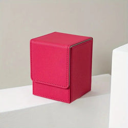 Vertical Card Storage Box 100+ Single Sleeved  (Pink)