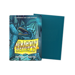 Dragon Shield Petrol - Matte Sleeves (JAPANESE SIZE)