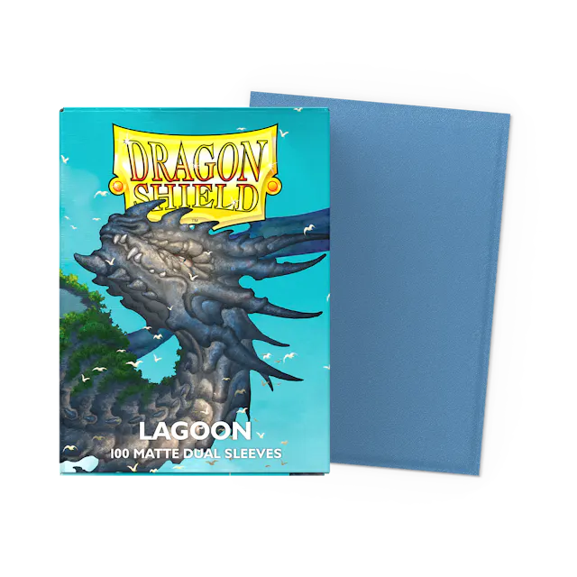 Dragon Shield Matte Dual - Lagoon Sleeves - (100ct) Standard Size