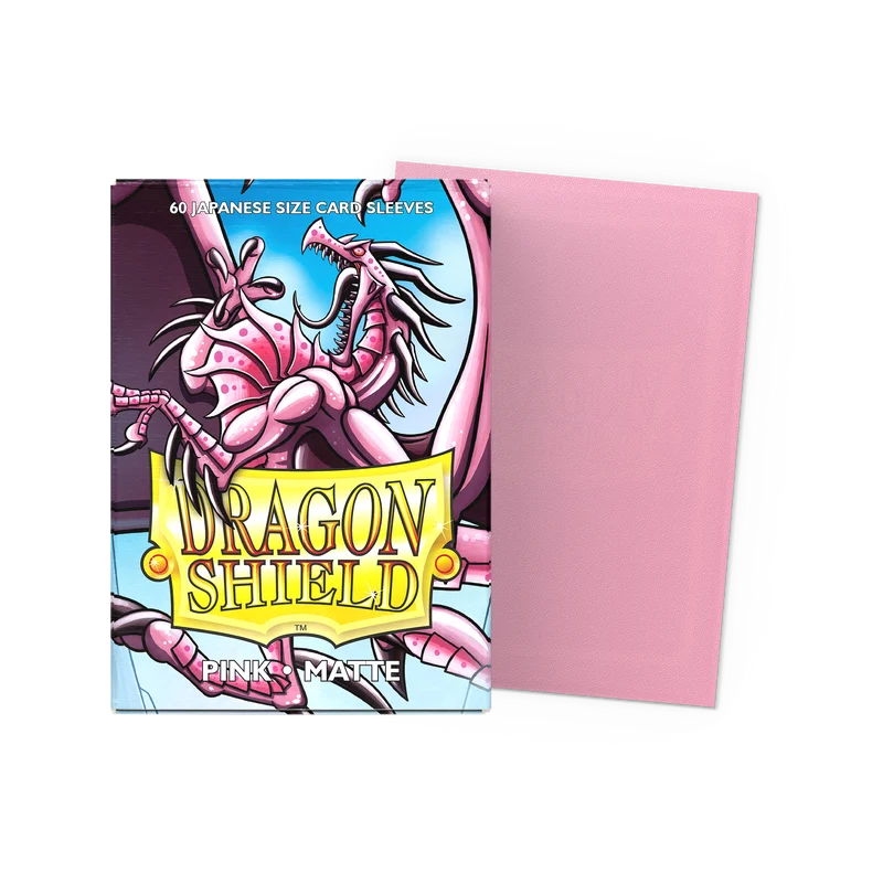Dragon Shield Pink - Matte Sleeves (JAPANESE SIZE)