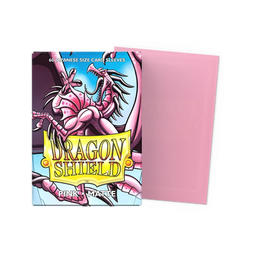 Dragon Shield Pink - Matte Sleeves (JAPANESE SIZE)