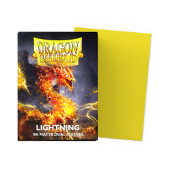 Dragon Shield Matte Dual - Lightning Sleeves - (100ct) Standard Size