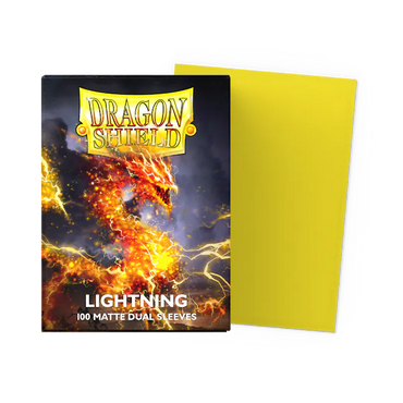 Dragon Shield Matte Dual - Lightning Sleeves - (100ct) Standard Size