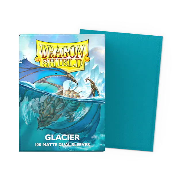 Dragon Shield Matte Dual - Glacier Sleeves - (100ct) Standard Size