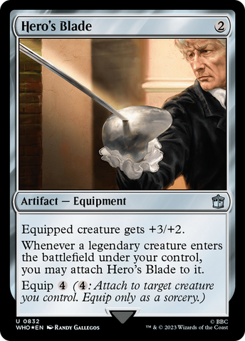 Hero's Blade (Surge Foil) [Doctor Who]