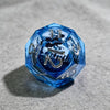 Black Dragon Theme Liquid Core Resin polyhedral Dice Set