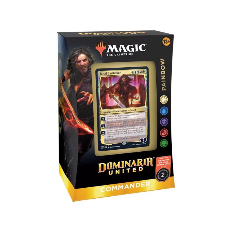 mtg dominaria united commander precons Pre-owned Dominaria United PAINBOW Commander deck