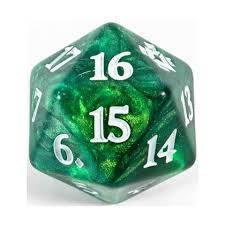 Oversized Spindown Life counter Dice