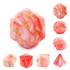 Battleground polyhedral dice sets blended