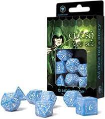 Elvish Glacier & White Dice Set