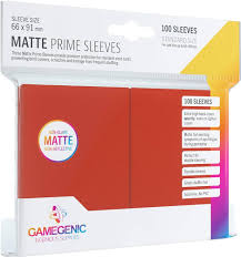 GameGenic - MATTE Prime Sleeves: Red (100)