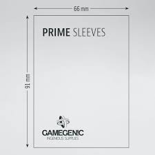 GameGenic - MATTE Prime Sleeves: Red (100)