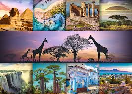 Trefl 1000pc Puzzle- Collage - Africa
