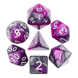 Battleground polyhedral dice sets blended