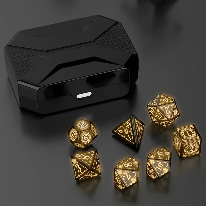 D&D Light up rechargable dice