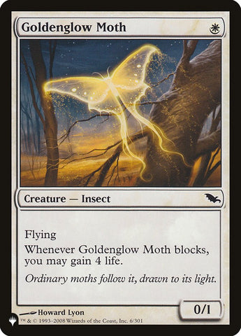Goldenglow Moth [The List]