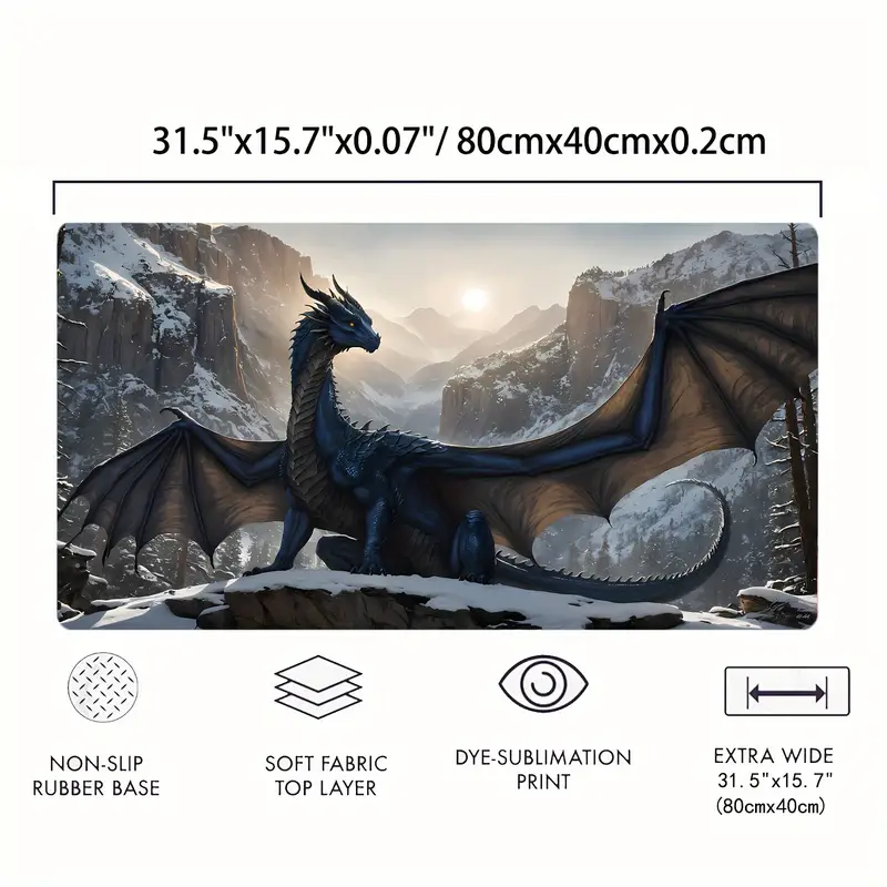 Blue Dragon Extended Gaming Mat