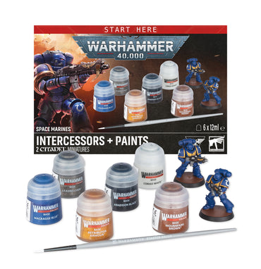 New Warhammer 40,000: Infernus Marines + Paints (Space Marines)
