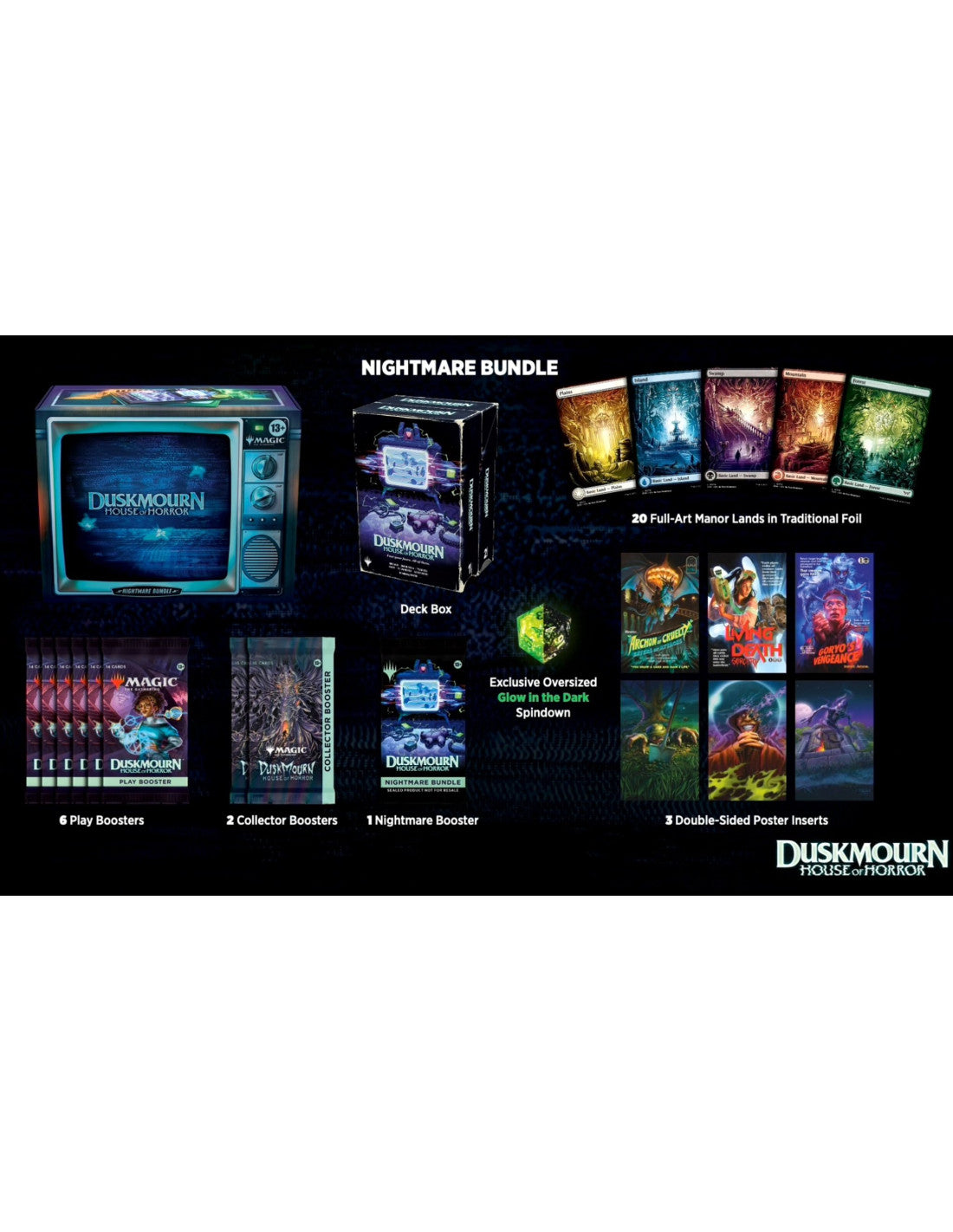 nightmare bundle mtg cards MTG Duskmourn Nightmare Bundle