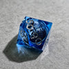 Black Dragon Theme Liquid Core Resin polyhedral Dice Set
