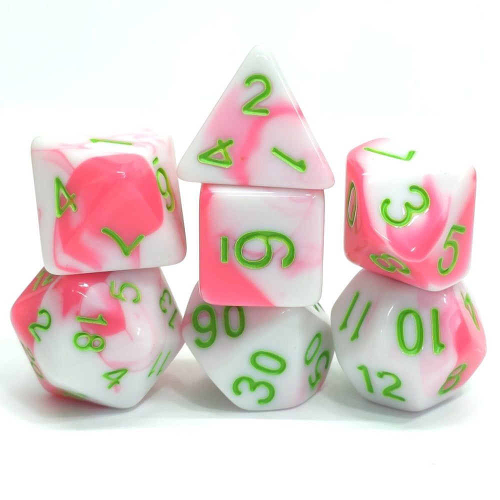 Battleground polyhedral dice sets blended