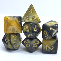 Battleground polyhedral dice sets blended