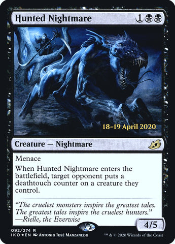 Hunted Nightmare [Ikoria: Lair of Behemoths Prerelease Promos]