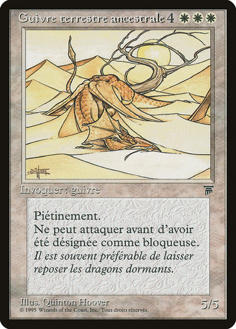 Elder Land Wurm (French) - "Guivre terrestre ancestorale" [Renaissance]