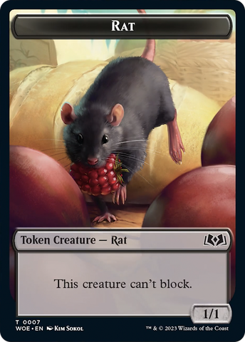 Rat Token [Wilds of Eldraine Tokens]
