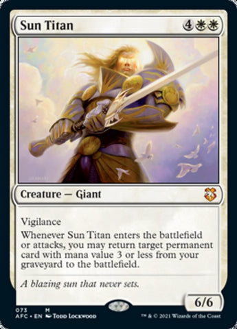 Sun Titan [Dungeons & Dragons: Adventures in the Forgotten Realms Commander]