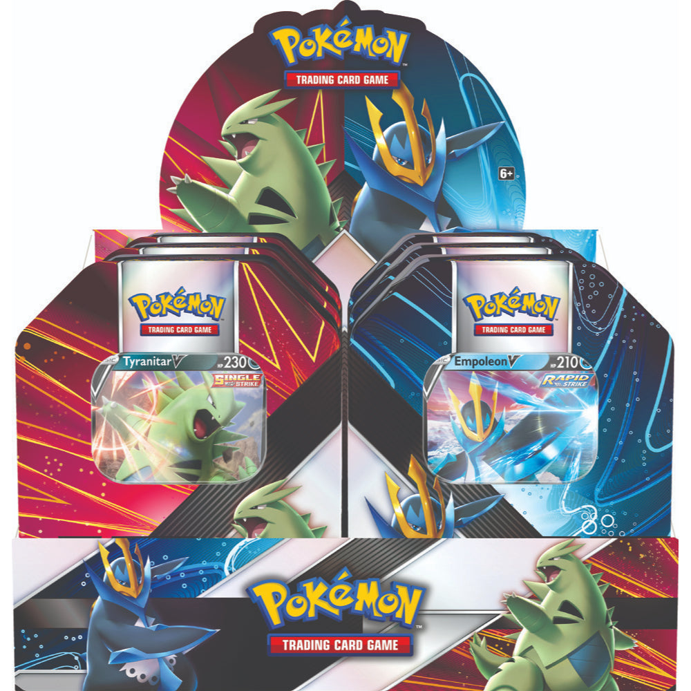 Pokémon: V Strikers Tin )Tyranitar V and Empoleon V)