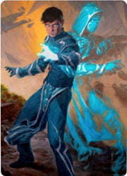 Jace, Mirror Mage 1 Art Card [Art Series: Zendikar Rising]