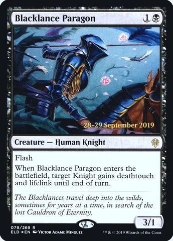Blacklance Paragon [Throne of Eldraine Prerelease Promos]